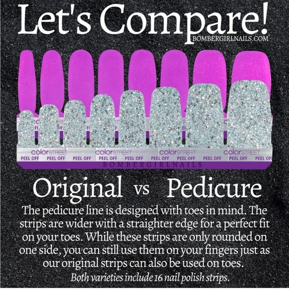 *Retired* Color Street: Good Night (Pedicure) | Indigo Purple Blue Sparkle - Picture 12 of 12